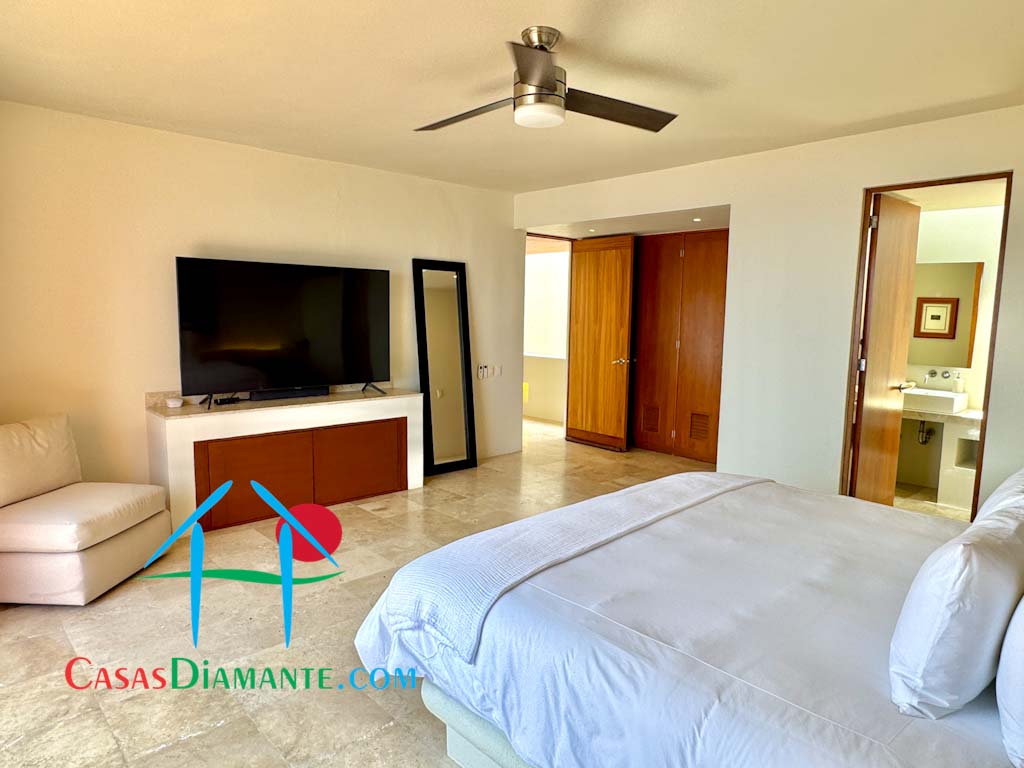 Real Diamante Villas del Sol Villa Turquesa 1 - Recámara principal 4